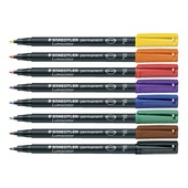 CF. 10  STAEDTLER LUMOCOLOR 318 YELLOW punta F