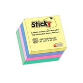 CUBO STICKY PAST.4col. 51x51 250fg.