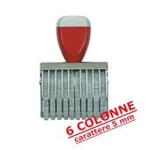 NUMERATORE GOMMA mm.5/6COLONNE