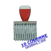 NUMERATORE GOMMA mm7/10 COLONNE