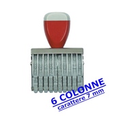 NUMERATORE GOMMA mm.7/6 COLONNE