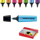 CF. 10 STABILO BOSS EVIDENZIATORE BLUE 70/31