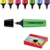 CF. 10 STABILO BOSS EVIDENZIATORE VERDE 70/33