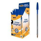 BIC CONF. 50PZ.CRISTAL PUNTA MEDIA BLUE