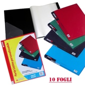 PORTALISTINI 10FOGLI  A4 ROSSO