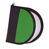 PORTA CD IN TESSUTO 12pz. VERDE