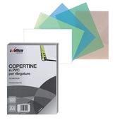 CONF.100 COPERTINE PVC A4 180micron BL