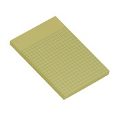 STICKY GIALLO A QUADRETTI 100X150mm