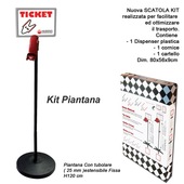 PIANTANA + DISTRIBUTORE E CARTELLO