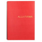 LIBRO FIRMA  18FG.  ROSSO