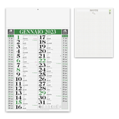 CALENDARIO OLANDESE 12FOGLI 29X47 VERDE/NERO