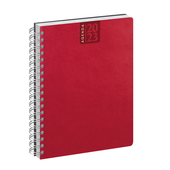 AGENDA GIORNALIERA SPIRALATA 336 PAG. 15x21 ROSSO