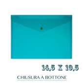 CF. 5 BUSTE C/BOTTONE f.to 14.5X10.5 VERDE