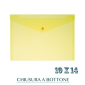 CF. 5 BUSTE C/BOTTONE f.to 19X14 GIALLO