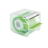 ESP. 6 NASTRI ADESIVI FLUORESCENTI IN DISPENSER 50mm x 10mt VERDE