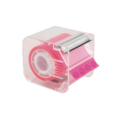 ESP. 6 NASTRI ADESIVI FLUORESCENTI IN DISPENSER 50mm x 10mt FUCSIA