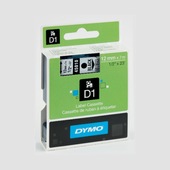 CF. 5 PZ. DYMO 45010 NASTRO IN CARTUCCIA BK/CL S0720500