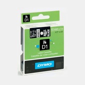 CF. 5 PZ. DYMO 45021 NASTRO IN CARTUCCIA  WH/BK S0720610