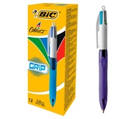 BIC CONF.12 4COLOURS GRIP PENNA SFERA 1.00MM