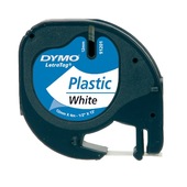 CF. 10 PZ. DYMO 91201 NASTRO LETRATAG PL BIANCO - S0721610 - S0721660