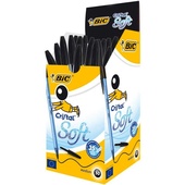 BIC CF. 50 PZ. CRISTAL SOFT PENNA SFERA 1.2MM BK