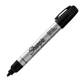 CF. 12 PAPER MATE SHARPIE METAL PRO SMALL P.TONDA BK