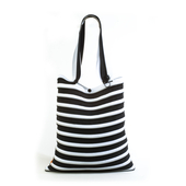 GO BIG BORSA 38.5X43 BIANCO - NERO